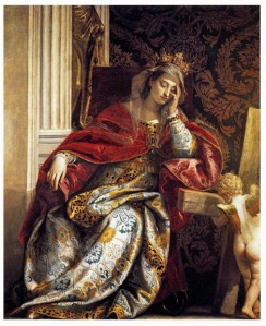 Wizja św. Heleny Paolo Veronese, ok. 1580r. Pinacoteca Vaticana w Rzymie